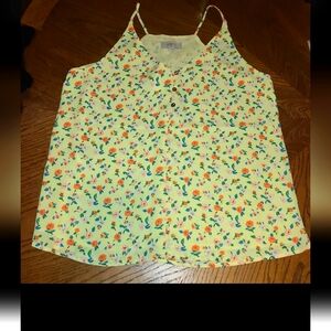 Loft flowery sleeveless top